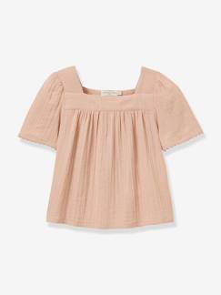 Meisje-Hemd, blouse, tuniek- Blouse van biologisch katoen