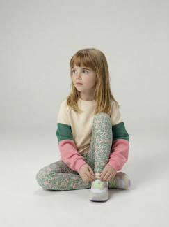 Meisje-Legging-Gedrukte bloemen sport legging voor meisjes