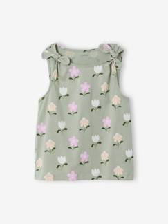 Meisje-T-shirt zonder mouwen