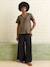 Pantalon fluide et large de grossesse bleu jean+noir+olive - vertbaudet enfant 