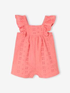 -Combishort bébé fille broderie