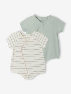 Baby-Set van 2 personaliseerbare combishorts voor baby's