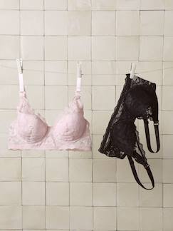 Vêtements de grossesse-Lingerie-Soutien-gorge-Lot 2 soutien gorge allaitement dentelle