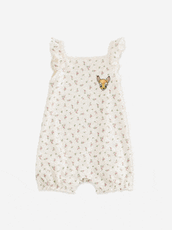 Bébé-Salopette, combinaison-Combinaison bébé fille Bambi