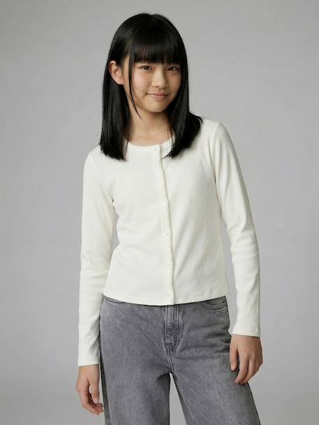 Fille-T-shirt, sous-pull-T-shirt manches longues 