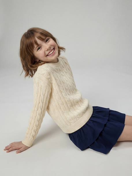 Fille-Pull, gilet, sweat-Pull torsadé fille Jonen