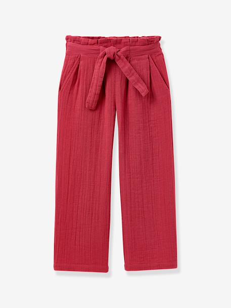 Fille-Pantalon ceinturé fille