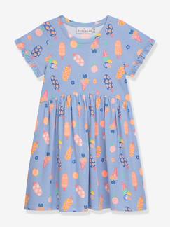 Robe en jersey à imprimé fluo et glace, fille DANAMADE  - vertbaudet enfant
