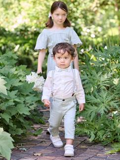 Baby-Babybroekje met afneembare bretels 