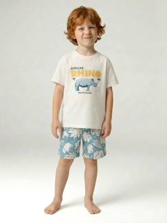 Garçon-Short-Ensemble t-shirt short garçon coton