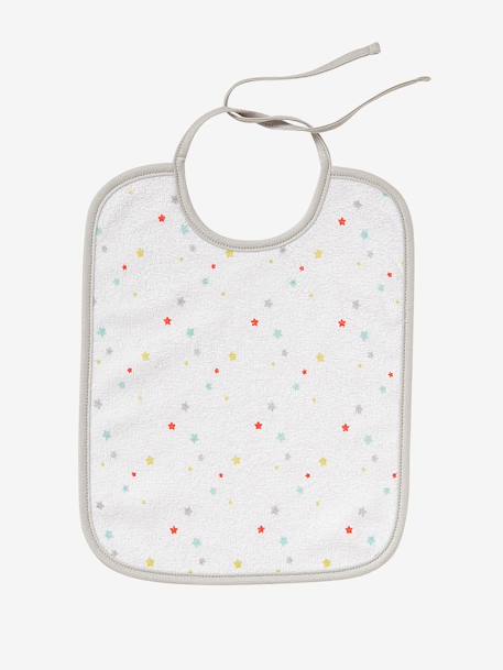 Set van 7 babyslabbetjes VERTBAUDET ASSORTIS STERRENS/GOUTTES EAU+Jungleprint+Kerstmotief+MOTIFS FRUITS - vertbaudet enfant 