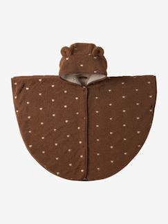 -Dubbele sherpa babyponcho