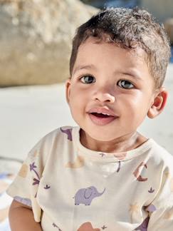 Baby-T-shirt, coltrui-T-shirt baby jongen met print