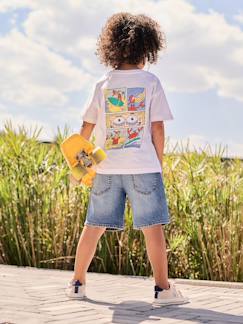 -T-shirt garçon motifs devant et dos 
