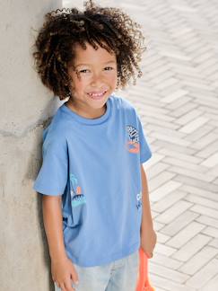 Garçon-T-shirt, polo, sous-pull-T-shirt imprimé manches courtes garçon