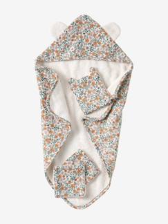 -Set badcape + handschoen + luiers voor babypop 