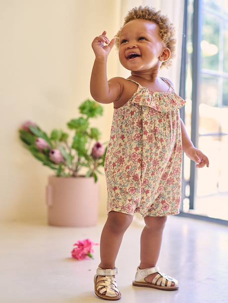 Bébé-Combishort bébé fille bretelles fines