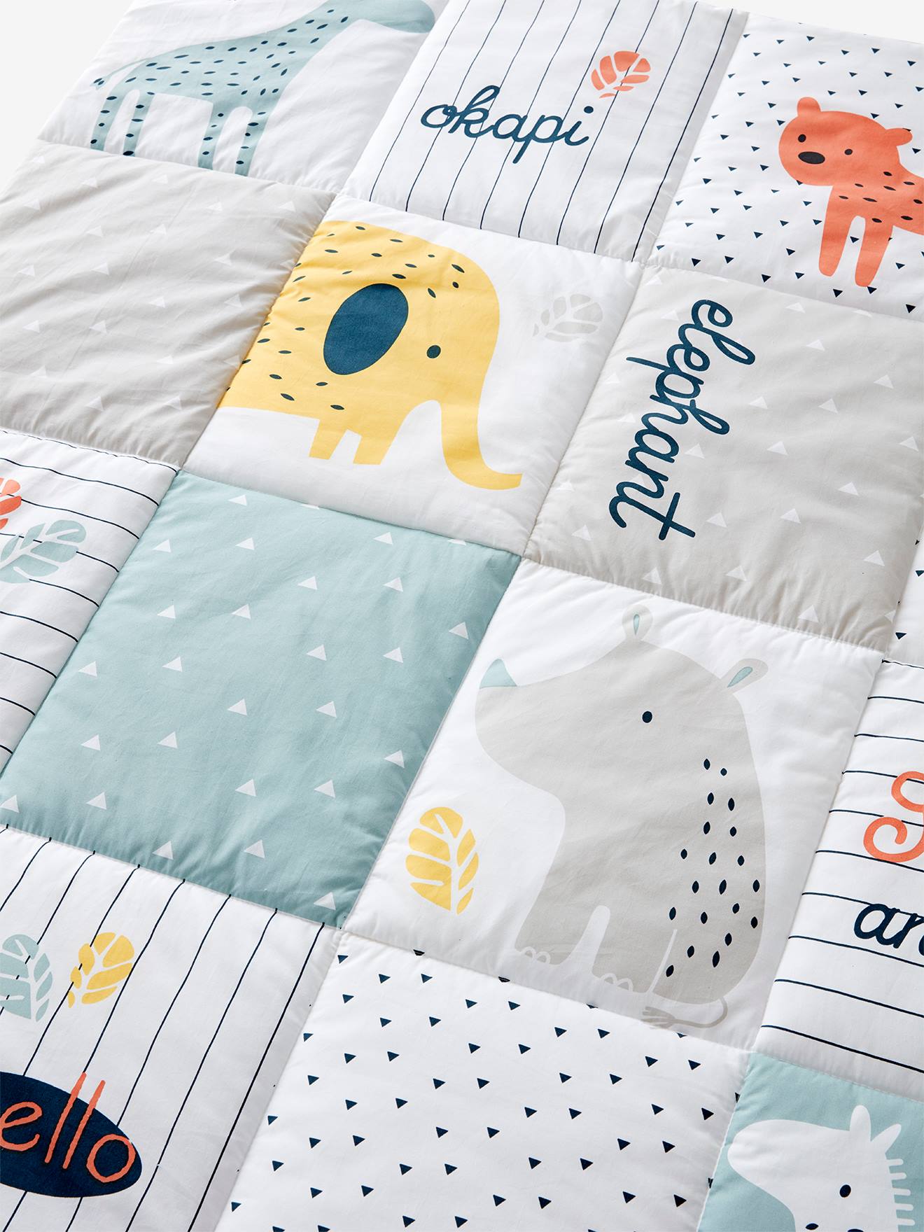 Tapis De Sol Jungle Baby Oeko Tex Multicolore Linge De Maison Et Decoration