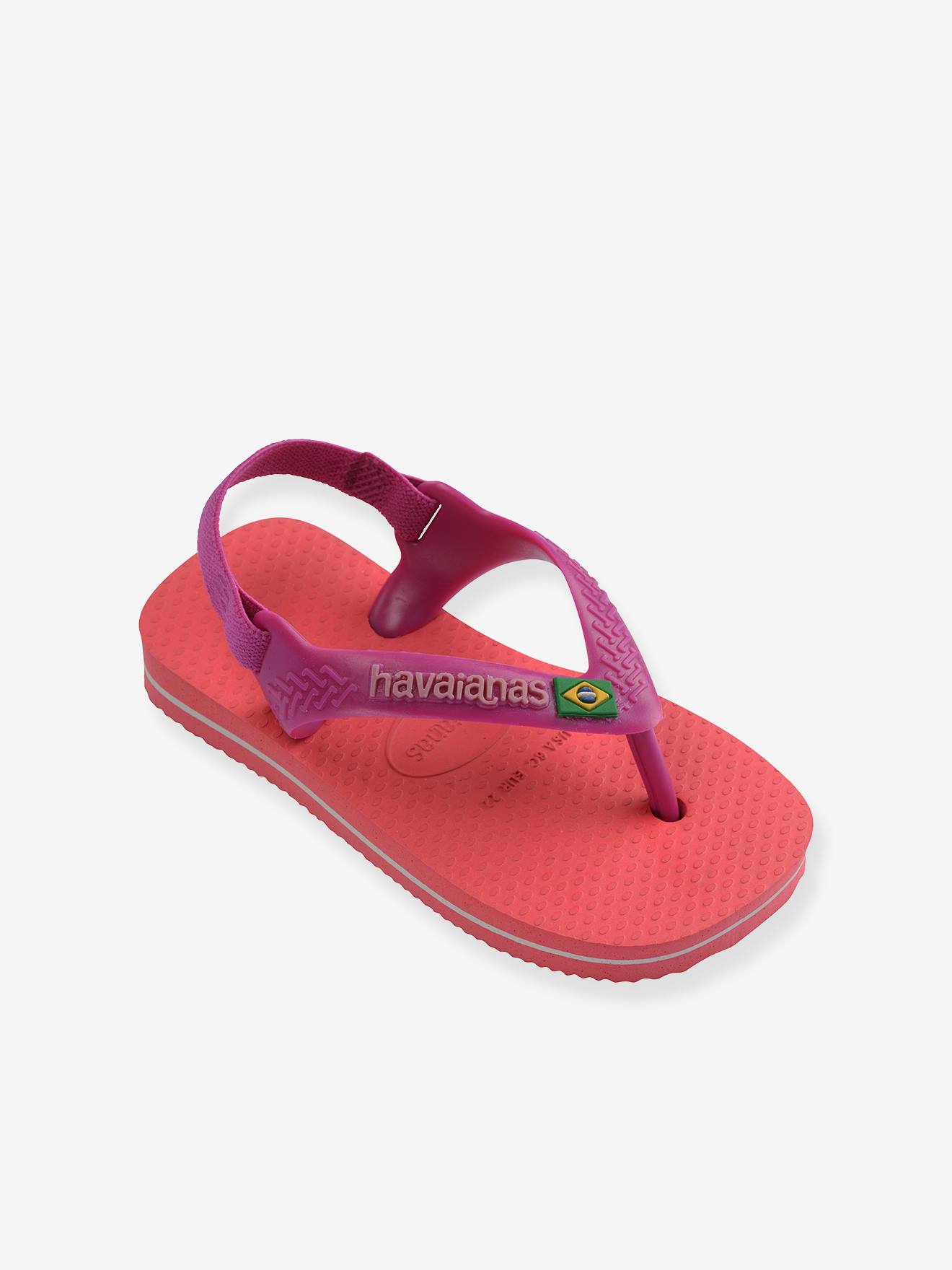Teenslippers Voor Baby Brasil Logo Ii Havaianas Koraal