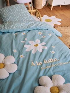Linge de maison et décoration-Linge de lit enfant-Parure housse de couette enfant et taie d'oreiller MARGUERITE