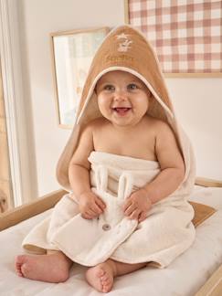Linge de maison et décoration-Cape de bain et gant en coton personnalisable