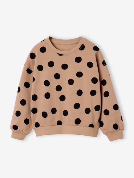 Fille-Pull, gilet, sweat-Sweat-Sweat fille col rond