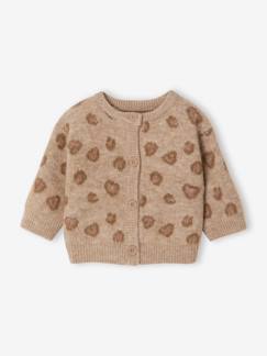 -Gebreid babyvestje met knopen