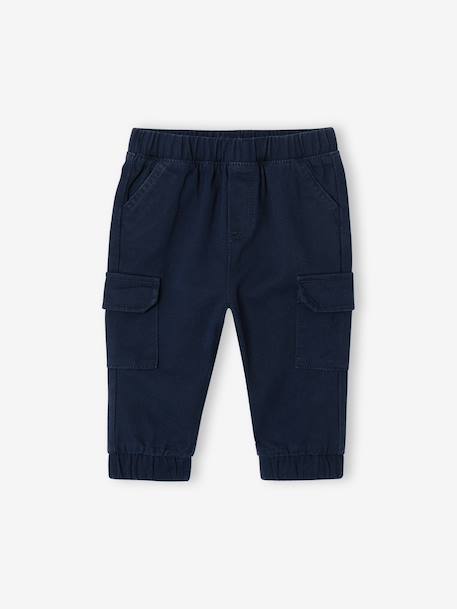 Pantalon battle bébé en sergé  - vertbaudet enfant