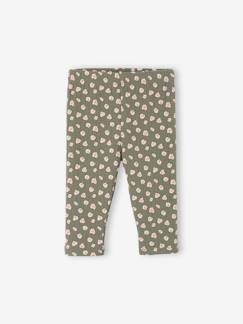 -Bedrukte babylegging in ribgebreide stof