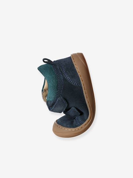 Chaussures premiers pas bébé velcro beige+bleu+bleu électrique+bleu océan+lot beige+lot marron+lot vert+marron+ocre+vert+vert sauge - vertbaudet enfant 