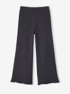 Meisje-Wijde gebreide legging voor meisjes