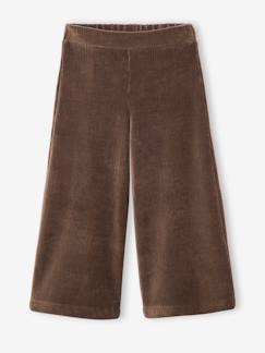 Meisje-Wijde, fluwelen broek voor meisjes