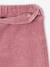 Wijde, fluwelen broek voor meisjes antraciet+bruin+chocoladebruin+grijsblauw+kaki+pruim+rozen+zachtpaars - vertbaudet enfant 