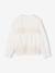 Blouse manches longues fille écru - vertbaudet enfant 