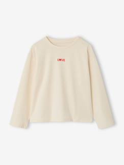 T-shirt manches longues fille  - vertbaudet enfant