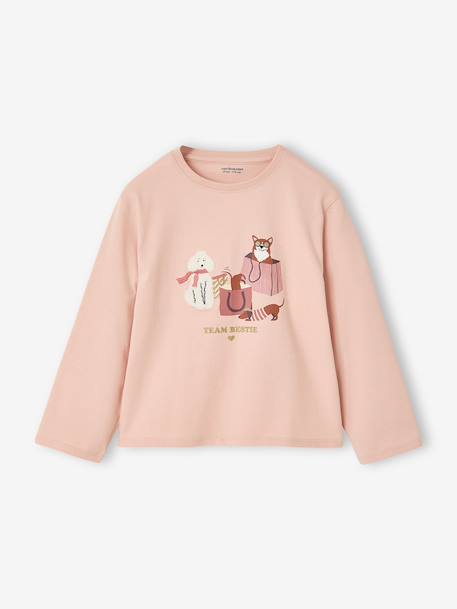 Fille-T-shirt, sous-pull-T-shirt-T-shirt manches longues fille