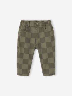 -Babyjongensbroek met ruitdessin