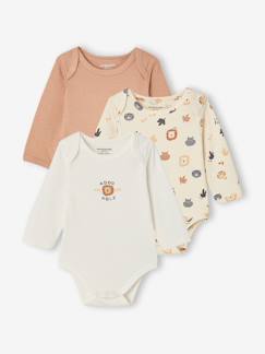-Set van 3 babyrompers met lange mouwen