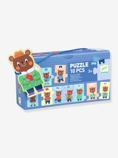 Jouet-Jeux éducatifs-Puzzle frise Nounours s'habille