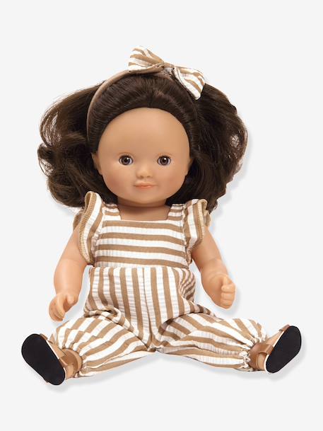 Prachtige 32 cm stylingpop DJECO geel+jeansblauw+paars+wit+zPARME - vertbaudet enfant 