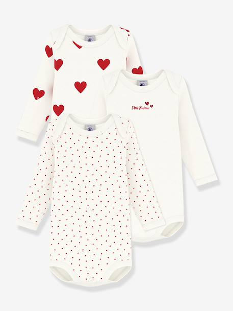 Bébé-Lot de 3 bodies manches longues