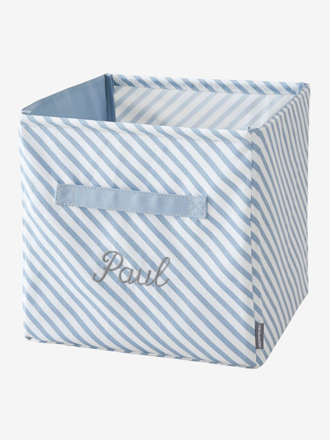 VERTBAUDET Lot de 3 bacs de Rangement Lovely Rose poudr/é imprim/é TU