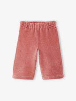 Baby-Wijde babybroek van ribfluweel