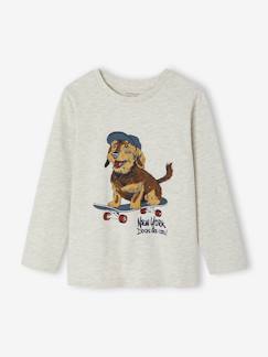 T-shirt manches longues garçon  - vertbaudet enfant