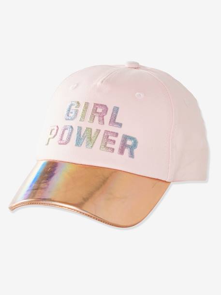 lime Relative Correctly Casquette "girl power" fille - rose, Fille