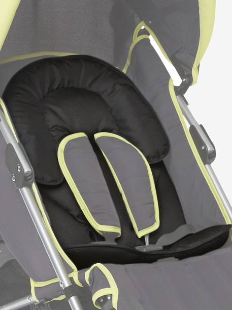 Coussin réducteur vertbaudet pour poussette Bleu denim imprimé étoiles - vertbaudet enfant 