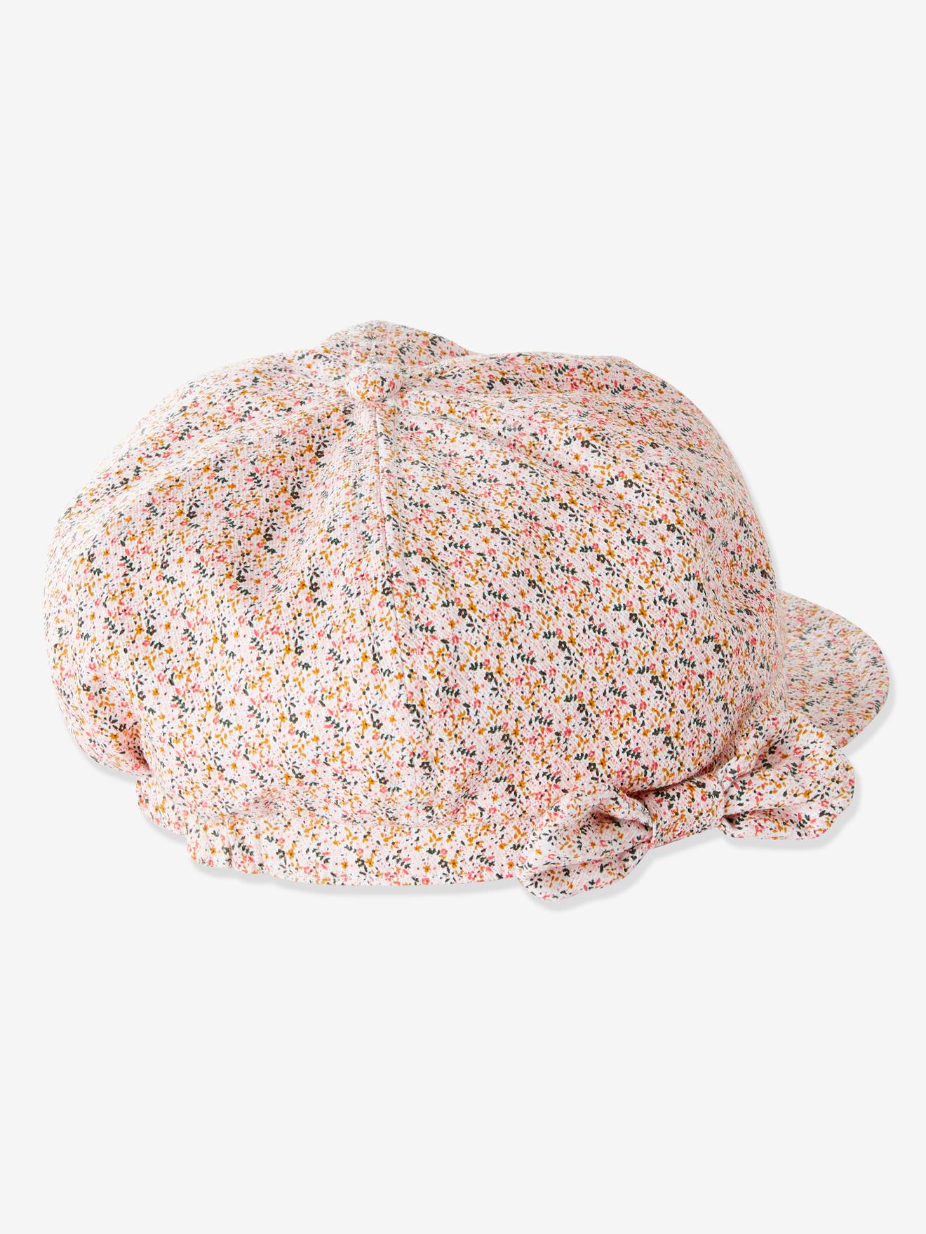 Casquette Style Gavroche Fille En Tissu Liberty Imprime Fleuri Fille