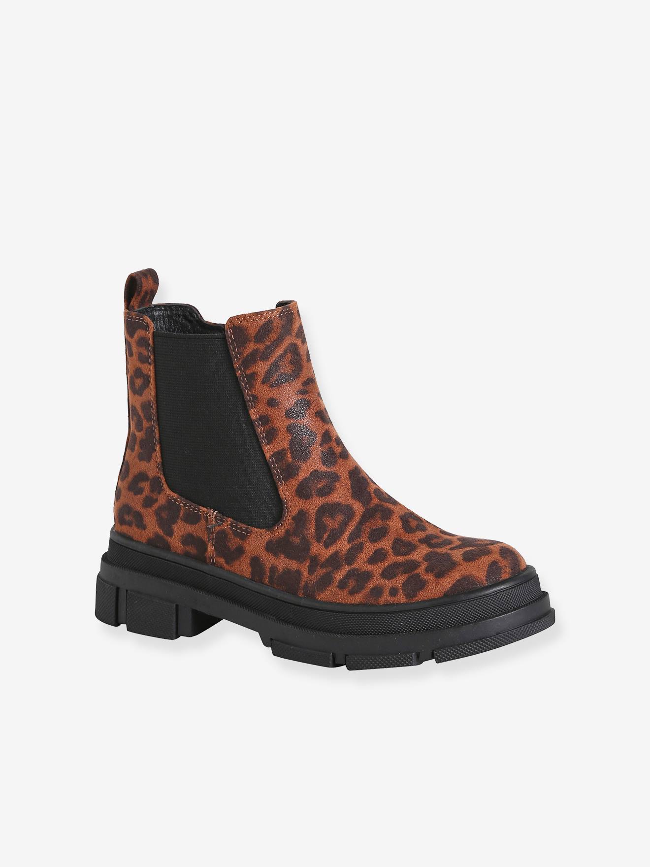 Vertbaudet Meisjesboots Met Rits GemĆŖleerd Bruin