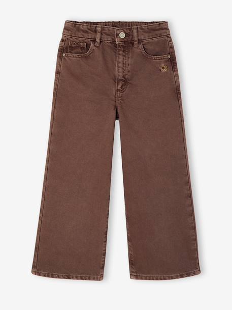 Fille-Pantalon fille large couleur 