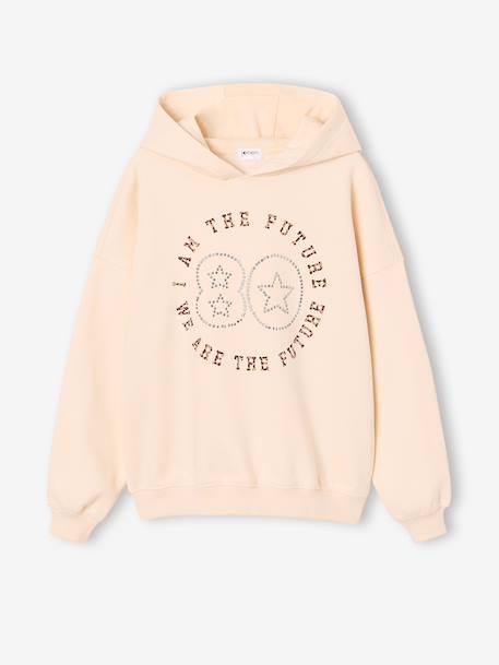 Fille-Pull, gilet, sweat-Sweat à capuche fille